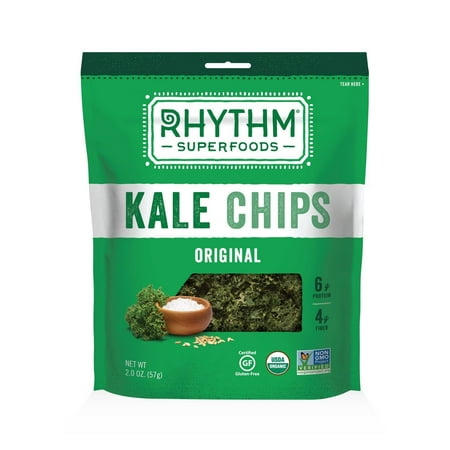 Rhythm Superfoods Kale Chips, Original, 2 Oz (Best Kale Chips Brand)