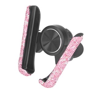 Car Phone Holder Mount, Bling Car Phone Holder Vehicle Cell Phone Mount  Adjustable Auto Cell Phone Mount Universal For Women Girl