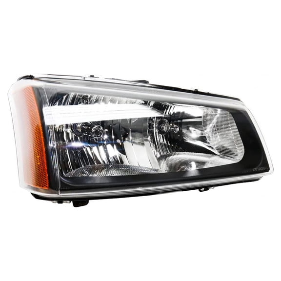 Chevy Silverado 3500 Classic Right Passenger Headlight Compatible with 2007 LS Standard Extended 6.0L V8 LQ4 325HP Cab & Chassis Halogen Bulbs Included Replaces 10396912 GM2503257