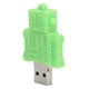 thumbnail image 5 of Unidad flash USB de alta velocidad con apariencia de robot verde y dibujos animados, dispositivo de memoria de 64 GB, 5 of 5