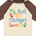 thumbnail image 4 of Inktastic My Aunt in Michigan Loves Me Boys or Girls Long Sleeve Baby Bodysuit, 4 of 5