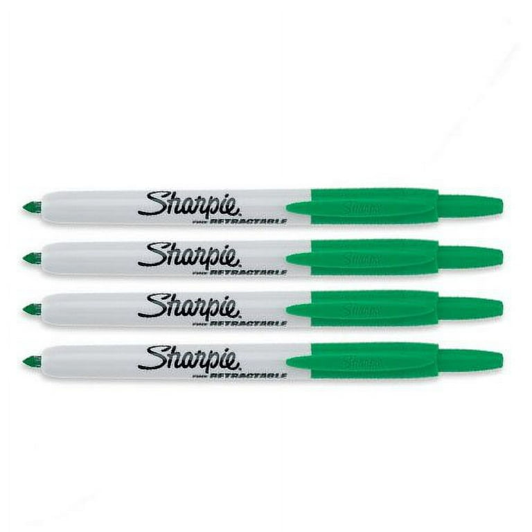 Sharpie Retractable Markers - Fine Marker Point - Retractable - Green - 1 Each Sharpie Retractable Markers - Fine Marker Point - Retractable - Green - 1 Each