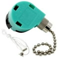 thumbnail image 1 of CeilingFanSwitch Zing Ear ZE-268S6 ZE-208S6 Switch 3 Speed Pull Chain Control Ceiling Fan Replacement Speed Control Switch (Nickel), 1 of 1
