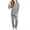 Gray, variant on Cethrio Girls' Pajama Sets Long Sleeve, 2 Piece Soft Fall Winter Girls' Sleepwear Pink Size 10-12