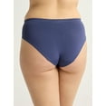 thumbnail image 4 of Joyspun Women's Seamless Hipster Panties, 3-Pack, Sizes XS-3XL, 4 of 5