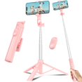 thumbnail image 1 of Trípode de viaje para teléfono móvil Selfie Stick Liphisy, color rosa, 1 of 7