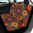 thumbnail image 4 of Pzuqiu Car Seat Covers Full Set Interior Interior Decor Front and Rear Seat Cover Set Polyester Protect Interior Accessories, Fit for Cars Trucks Most Sedans, 4 of 10