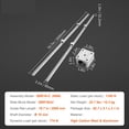 thumbnail image 1 of 2PCS Linear Guide Rails SBR12 SBR16 SBR20 SBR25 800-2200mm & 4PCS UU Bearing Blocks Smooth Motion For DIY Mills CNC Parts ,Long Lasting, 1 of 6