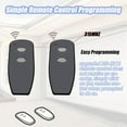 thumbnail image 3 of M3-2312 Control Remoto de Garaje Compatible con el 315 MHZ, Puerta 2 Llaves, (Paquete 2), 3 of 5