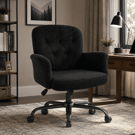 yerairr black teddy fleece office product