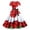 White, variant on ZHOUCHANKIDS 1950s Retro Party Dress for Women Floral Print Short Sleeve Elegant Swing Prom Gown White XL