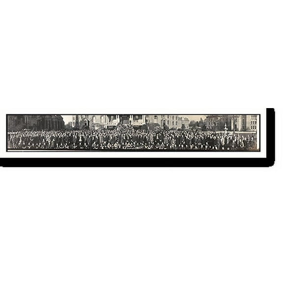 Historic Print, IN Notre Dame University, 1914 PHOTO, Width 7" x Length 36"