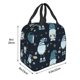 thumbnail image 3 of Disketp Gnome and Snowflakes for Insulated Lunch Bag for Women and Men, Perfect for Work, Hiking, Picnic, 3 of 8