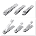 thumbnail image 5 of Unique Bargains 4pcs Exquisite Stainless Steel Nail Clippers Set Silver Tone, 5 of 6