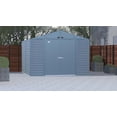 thumbnail image 1 of Arrow Select Steel Storage Shed Steel Storage Shed, 10x12, Blue Grey, 1 of 8