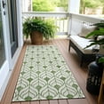 thumbnail image 6 of Addison Rugs Chantille Indoor/Outdoor Transitional Geometric Green Washable Runner Rug, 2'3" x 7'6", 6 of 6