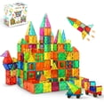 thumbnail image 1 of Bloques de Construccion Magneticos MKGCRAFTED MKG 010333 Juego STEM Educativo 120 Piezas, 1 of 5