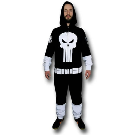 The Punisher - Fully Loaded One Costume Jumpsuit - Small