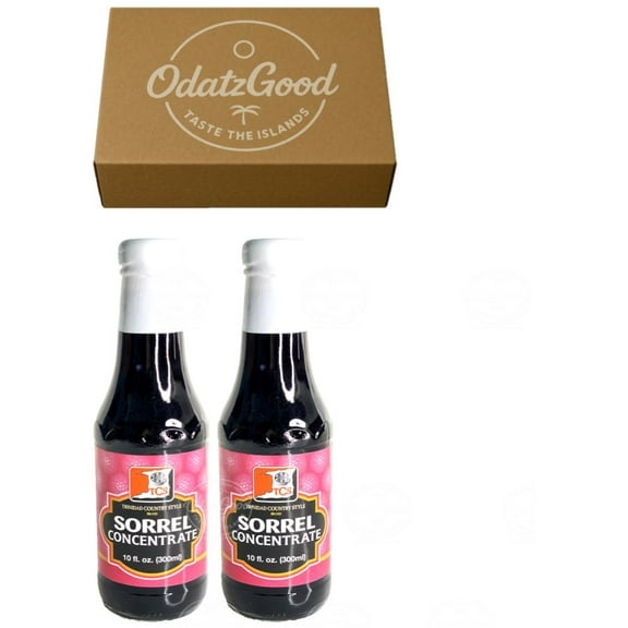 TCS Sorrel Concentrate 10oz (300ml) 2-Pack – Curated & Packaged by ODatzGood