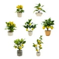 thumbnail image 6 of Yuedong Flower Pot Home Decoration Simulation Lemon Arrangement Shooting Yellow 15-40cm Injection Molded Stem Artificial Plant, 6 of 8