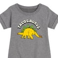 thumbnail image 3 of Instant Message - Tacosaurus - Taco Fan - Toddler & Youth Girls Fleece Dress, 3 of 6