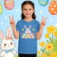 thumbnail image 2 of shoper Girls Shirts 4t Crew Neck Short Sleeve Fashion Vacation Tops Toddler Clothes for Girls, 2 of 7