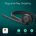thumbnail image 4 of EPOS C1 USB-A Premium Headset for Professionals - Superior Sound, Noise-Canceling Microphone, Comfortable and Adjustable for All-Day Use, Certified Compatibility with Chromebooks, 4 of 5