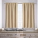 thumbnail image 4 of Cortinas de aislamiento térmico para ahorrar energía, Cortinas de seda de color sólido escandinavas, 4 of 7