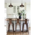 thumbnail image 6 of Gilli Industrial Farmhouse Metal Cage Rust Finish Pendant Light , Hard-Wired, 6 of 7