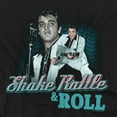 thumbnail image 2 of Elvis Presley T-Shirt Shake Rattle & Roll Unisex Graphic Tee For Men & Women, 2 of 7