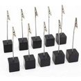 thumbnail image 1 of 10 clips para notas, base de fotos en forma de cubo, clip de papel para notas, soporte para fotos, clip para notas de papel, soporte para clip de notas con cierre de cocodrilo, color negro, 1 of 5