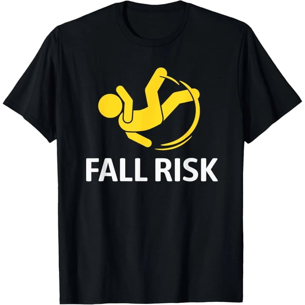 Camiseta Divertida de Riesgo de Caídas para Mujer - ¡Equilibrio en Juego!