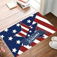 thumbnail image 6 of Dmlowu 4th of July Decorations Bathroom Rugs 16x24" Non Slip Patriotic Kitchen Mats for Floor Luxury Soft Quicker Dry Rugs for Living Room, 6 of 9