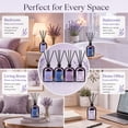 thumbnail image 3 of SCENTORINI Lavender Reed Diffuser for Home, Aromatherapy Essential Oil Reed Diffuser for Sleep, 4 Pack, 3 of 8