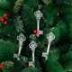 thumbnail image 5 of Herramienta para hornear galletas de fondant tridimensional con temática navideña con juego de sellos de émbolo, pan de jengibre para niño/niña, muñeco de nieve, Papá Noel, árbol de Navidad, reno,, 5 of 5