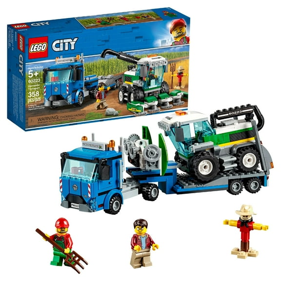 LEGO City Great Vehicles Harvester Transport Truck Building Set 60223