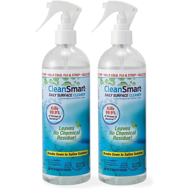 CleanSmart Disinfectant Spray and Daily Surface Cleaner, Kills 99.9 of Viruses and Bacteria, 16