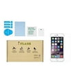 thumbnail image 2 of IFLASH [5 Pack Tempered Glass Screen Protector for Apple iPhone 6 / 6S 4.7" Model - Transparent Crystal Clear / 2.5D Rounded Edges / 9H Hardness/Scratch Proof/Bubble Free/Oleophobic, 2 of 4