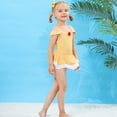 thumbnail image 3 of KAWELL Little Girls One Piece Summer Swimwear Role Play Bikini Swim Suit Toddler Tankini Red 3-10 Years, 3 of 6