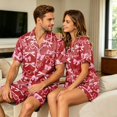 thumbnail image 4 of Halloween Pajama Womens Pajama Sets Fall Winter Pajamas Short Sleeve Pjs Top and Pants Matching Sleepwear, 4 of 6