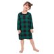 thumbnail image 2 of Conjunto de pijamas navideños a juego para toda la familia: camisa de manga larga a cuadros y pantalón con cintura elástica., 2 of 9