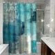thumbnail image 5 of Inteprter Cortina de ducha de baño elegante, no transparente y a prueba de moho para decoración de baño, privacidad protegida Juegos de accesorios de baño HZF02593 180X180cm, 5 of 6