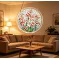 thumbnail image 2 of Acrylic Jigsaw Puzzle Suncatcher-Galactic Colorful Birds, Stained Glass Window Hanging, Home Decor Creative Mom Gifts, Birthday Gifts for Women,Wife, Sisters, Aunt, Besties 7.4in, 2 of 6