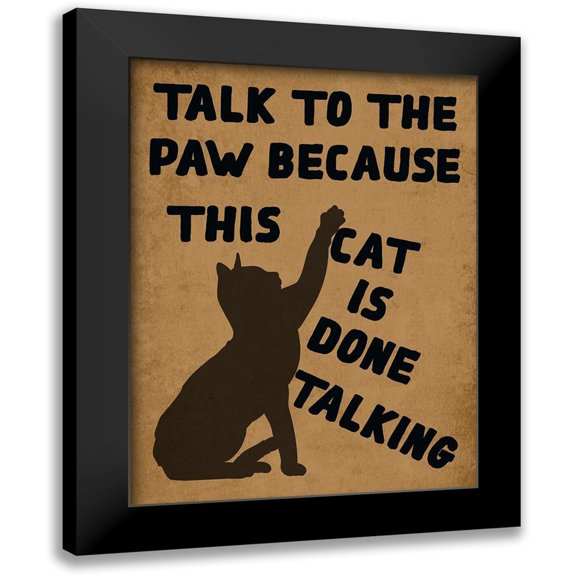 Phillip, Jamie 12x14 Black Modern Framed Museum Art Print Titled - Cats Life