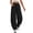 B-Black, variant on Barrel Sweatpants Women Wide Leg Baggy Sweat Pants Workout Gym Casual Pants with Pockets,Floral Gray,M