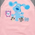 thumbnail image 3 of Blue Clues & You! - Blue Clues Crew - Toddler And Youth Girls Raglan Graphic T-Shirt, 3 of 5