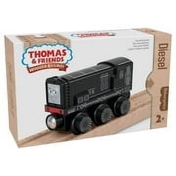 Thomas & Friends Wooden Railway Toy Train Diesel Push-Along Wood Engine for Toddlers & Preschool Kids Ages 2  Years