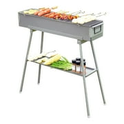 Commercial Quality Portable Charcoal Grill Multiple Size Hibachi BBQ Lamb Skewer
