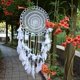 thumbnail image 5 of Atrapasueños bohemio grande, macramé de plumas blancas para colgar en la pared, decoraciones Vintage para el hogar, boda, círculo de 35cm y 115cm de largo Rojo Verde MX-0133544FYD, 5 of 5