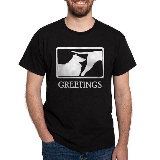 CafePress - Rough Collie Dark T Shirt - Men's Classic Cotton T-Shirts